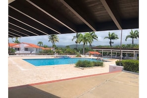 Gazebo View of Swimming Pool