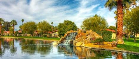 Breathtaking water features throughout the resort. 