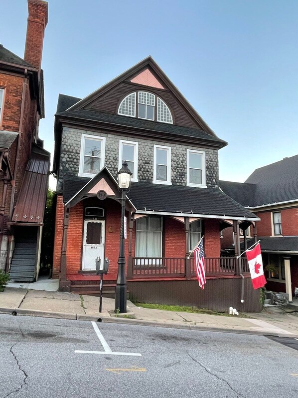 House - Apt entrance on left 
