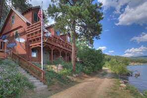 Direct Lake Access in front of the cabin