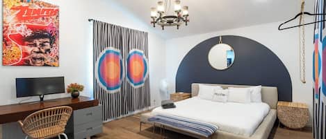 King Bedroom with Dedicated Workstation and Ensuite Bathroom