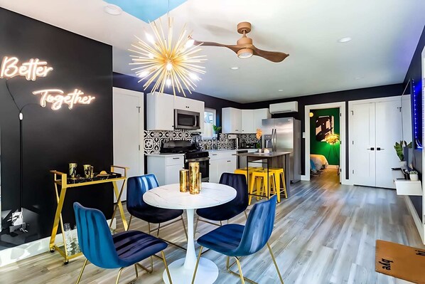 Dining Area For Four With Open Kitchen