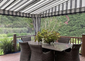 Outdoor dining table