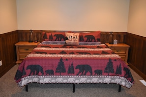New KING size bed in master on main level.