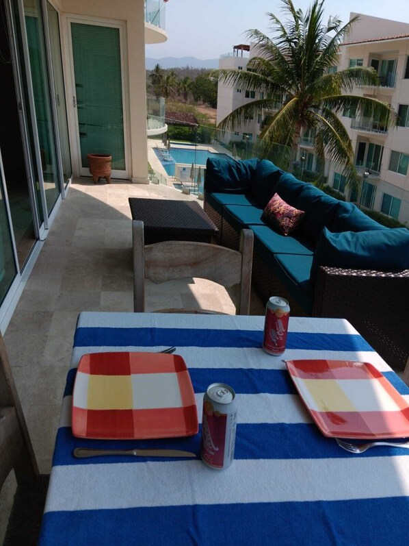Your balcony view. 