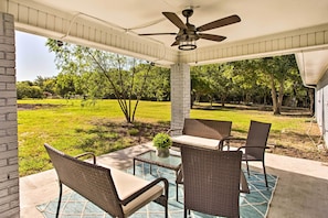 Private Covered Patio | Furnished | Pet Friendly w/ Fee