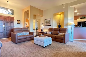 Living Room | Central Air Conditioning & Heating