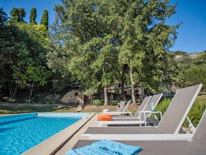 Piscine maison de vacances