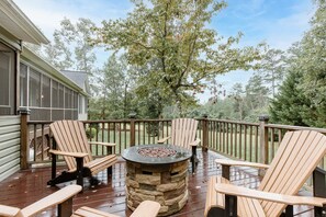 Stunning Views From the Outside Decked Area