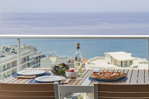 Balcony with sea view