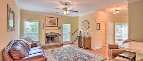 Dahlonega Vacation Rental | 3BR | 2.5BA | Stairs Required | 2,300 Sq Ft