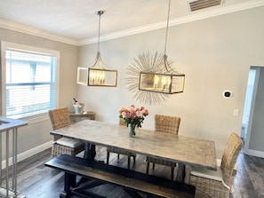 Large dining table