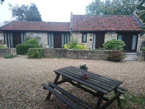 Four ensuite rooms in converted farm buildings