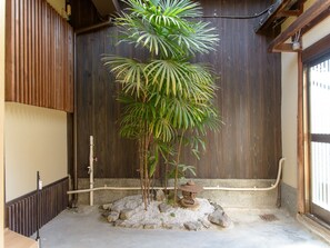You can enjoy the Kannon bamboo garden from the front