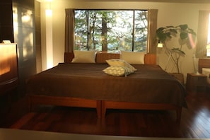 Twin size bed (pictured is covered)