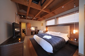 King size bed on the 2nd floor