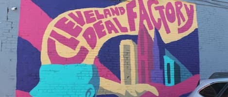 Cleveland Cool! You will recognize the building with this mural.