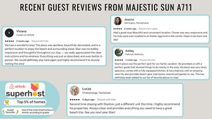 Recent reviews from happy guests show that you are in good hands!