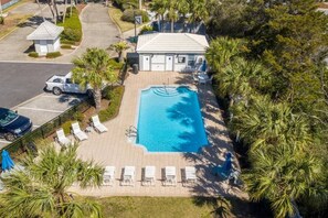 1st community pool is right across the street from the home (also HEATED during holidays and Spring Break) - bathrooms and lounge area