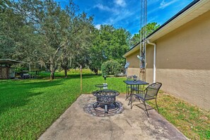 Patio | Charcoal Fire Pit (Charcoal Not Provided)