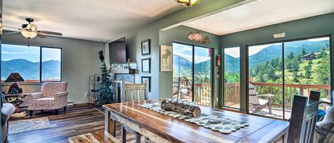 Estes Park Vacation Rental | 3BR | 2BA | Stairs Required | 1,650 Sq Ft