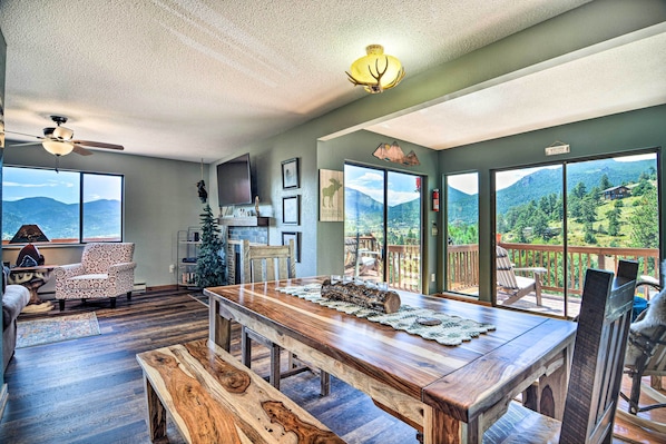 Estes Park Vacation Rental | 3BR | 2BA | Stairs Required | 1,650 Sq Ft