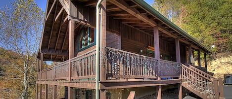 Entrance porches and deck