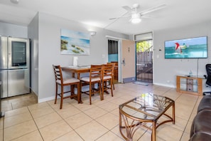 Four person dining table.