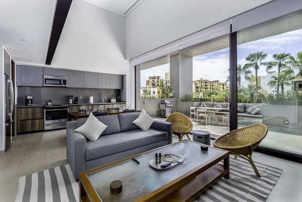 "Living room happiness for all who gather."