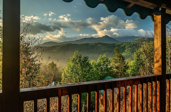 Incredible views of Mt LeConte and the National Park