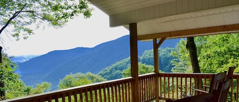 Cabin is located at 4450' elevation with amazing long range views