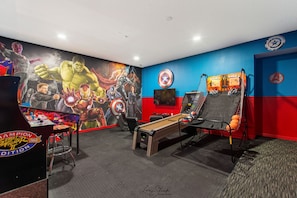 Converted Garage Game Room