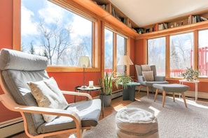 "Love the light filled Scandinavian design decor, with large windows and views of Lake Superior." -B
