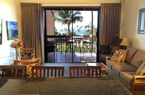 View from our kitchen looking towards ocean