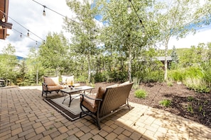 Rear Patio with BBQ and Smoker