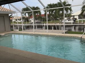 View of Saltwater pool to canal 