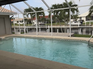 View of Saltwater pool to canal 