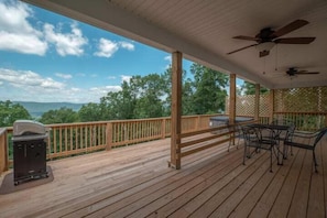 Grill, chill, or simply unwind - the deck offers endless possibilities for mountain enjoyment.