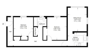 Floor Plan: Explore our spacious layout, perfect for family adventures in Southsea!