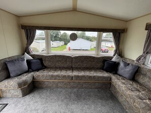 Spacious comfy seating for all the family with double sofa bed