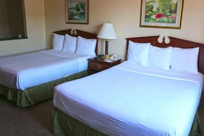 Comfy 2 Queen size beds; perfect for your vacation!