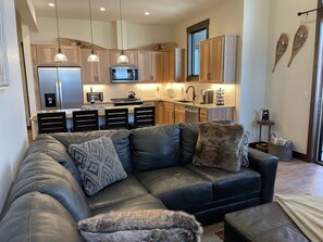Family room and Kitchen