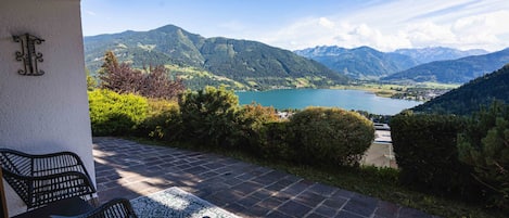 terrace with lake view