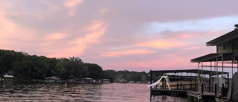 View from swim dock.