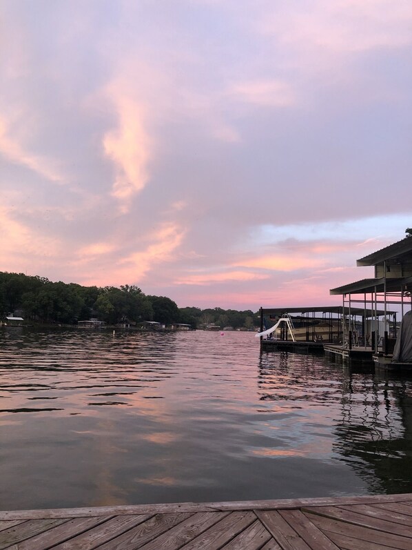 View from swim dock.