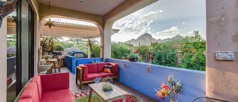 Covered Patio with Red Rock Views