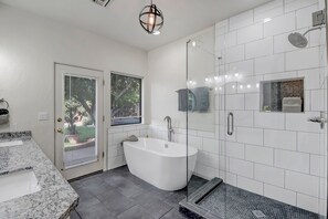 Master Bath with Backyard Access