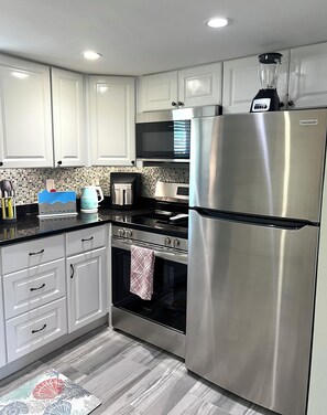 Full kitchen- all stainless steel appliances
