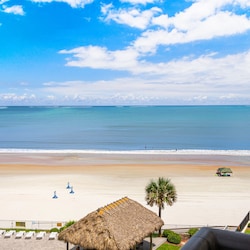 Actual view from the ocean-facing side of the balcony!