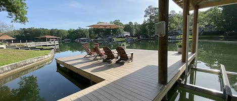Enjoy our beautiful new dock!